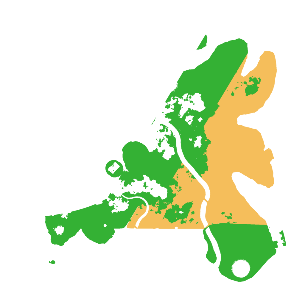 Biome Rust Map: Procedural Map, Size: 3000, Seed: 627