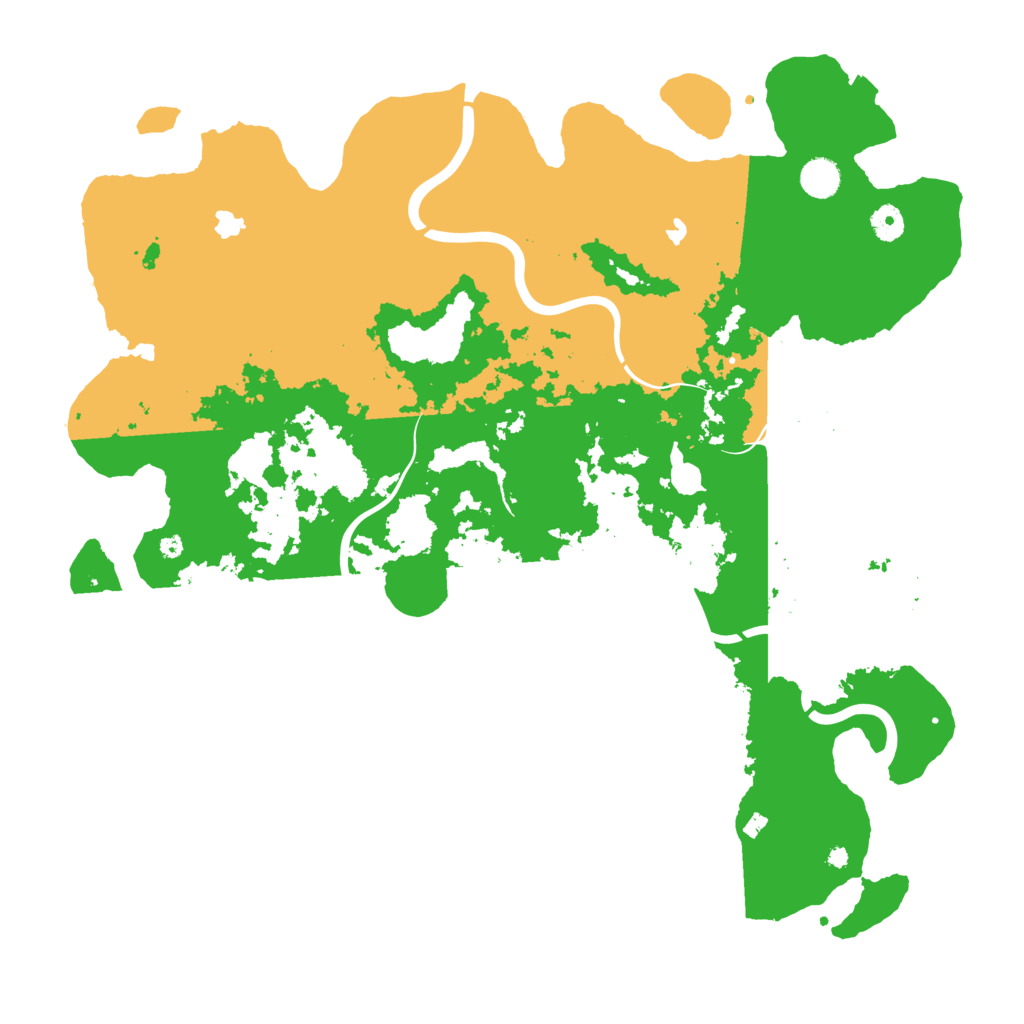 Biome Rust Map: Procedural Map, Size: 4500, Seed: 414432723