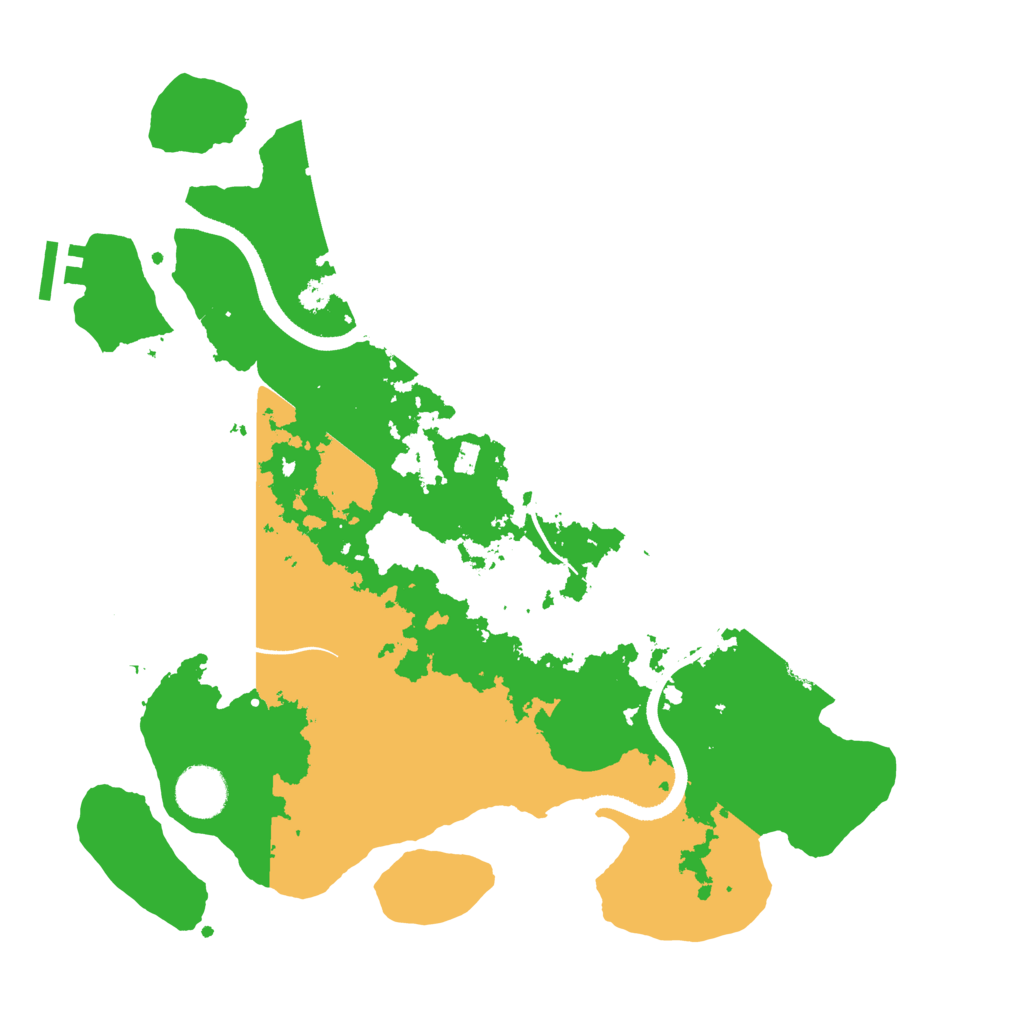 Biome Rust Map: Procedural Map, Size: 3500, Seed: 1861418888