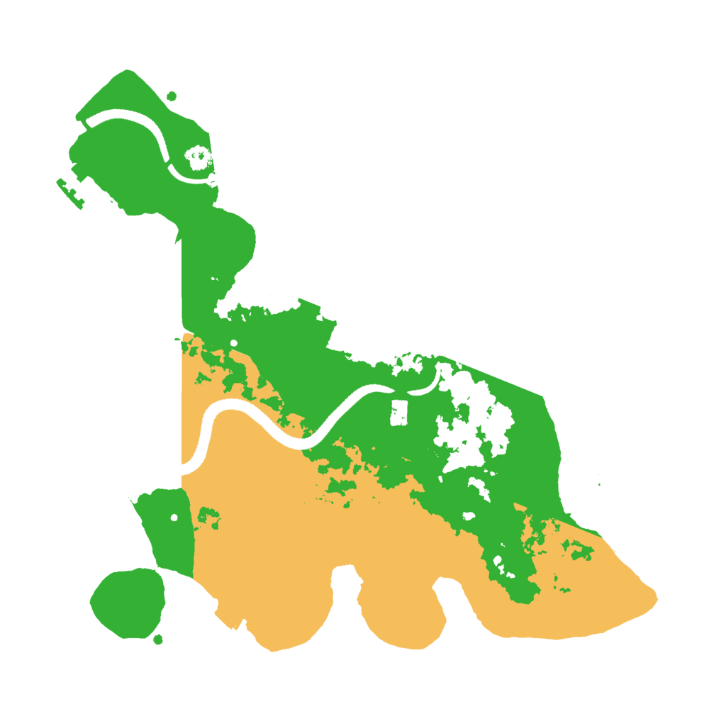 Biome Rust Map: Procedural Map, Size: 3000, Seed: 4395