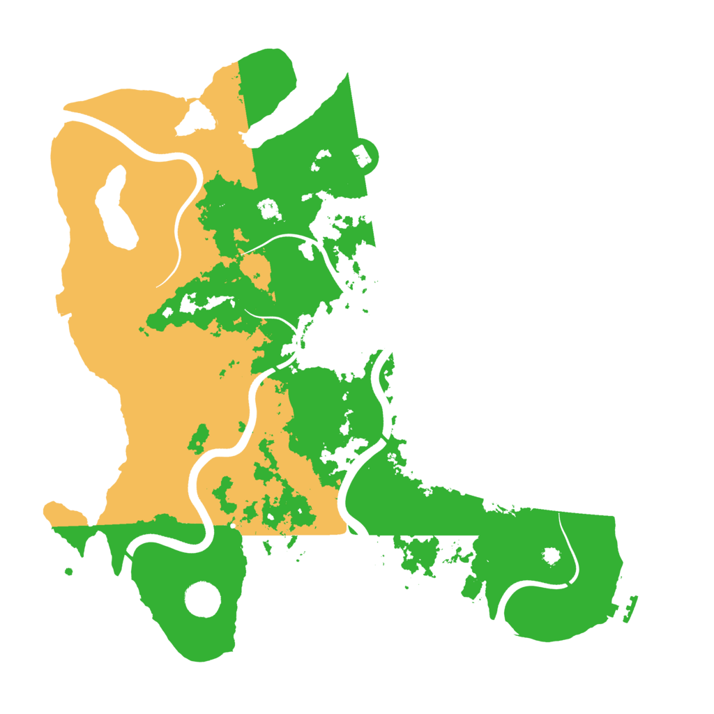 Biome Rust Map: Procedural Map, Size: 3750, Seed: 1291950549