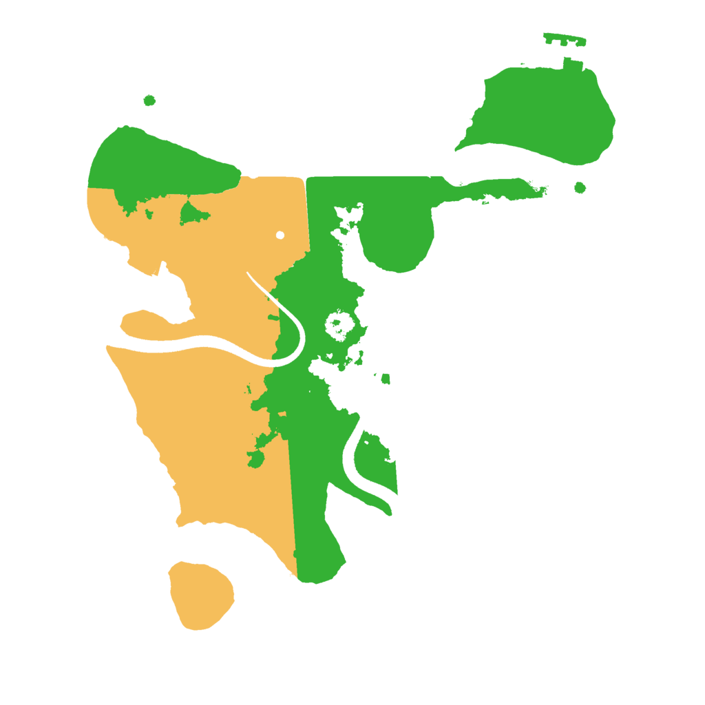 Biome Rust Map: Procedural Map, Size: 2500, Seed: 1332839613