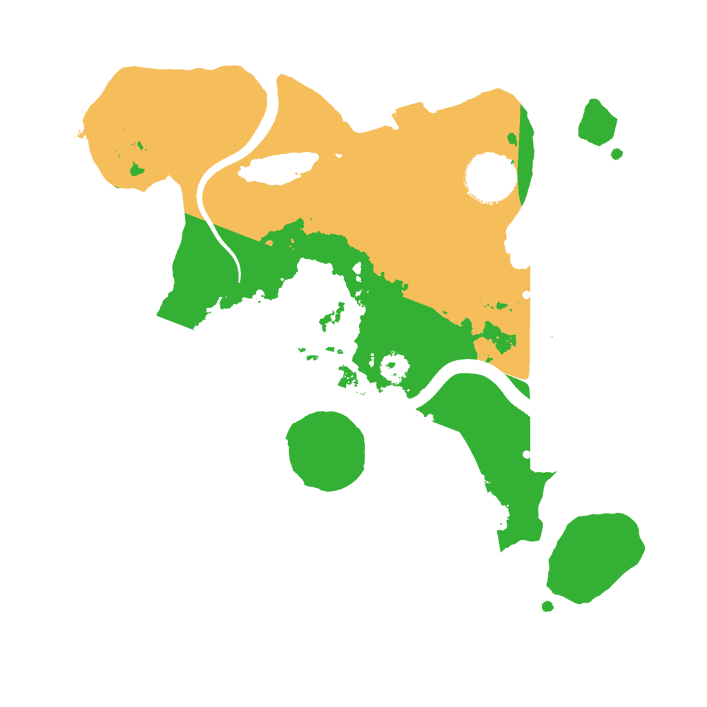 Biome Rust Map: Procedural Map, Size: 2500, Seed: 1017342231