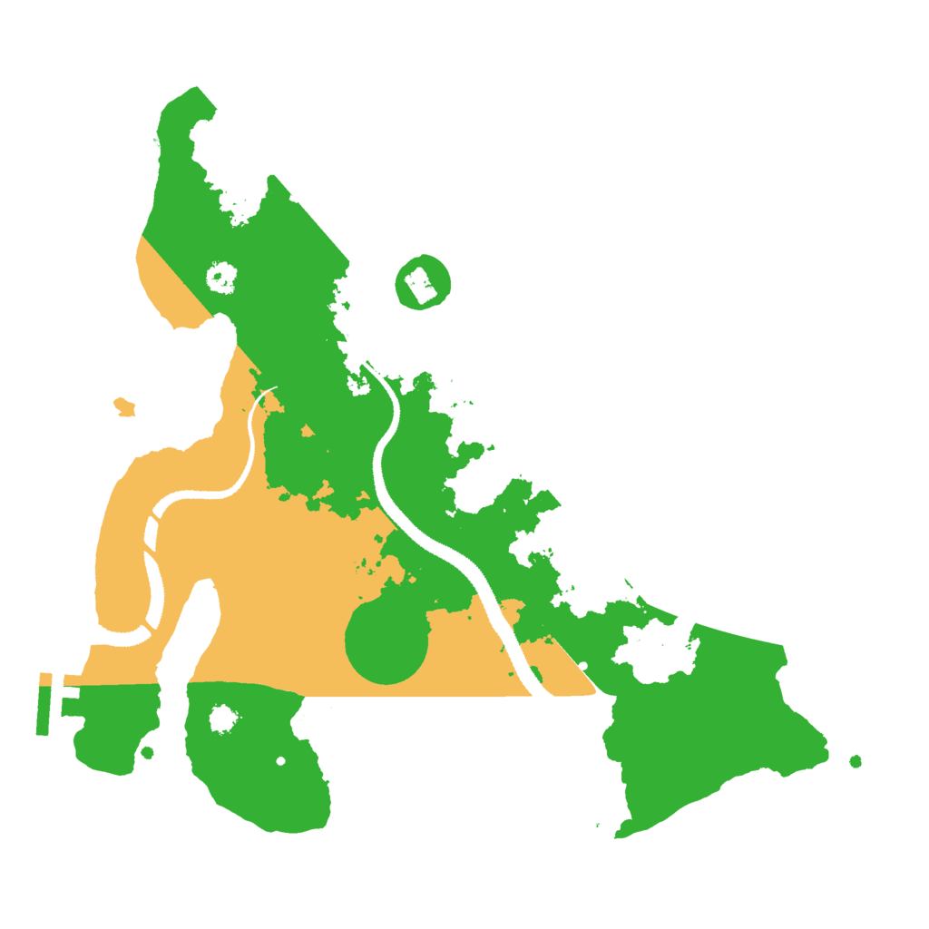 Biome Rust Map: Procedural Map, Size: 3000, Seed: 2025101015