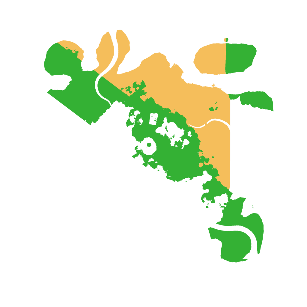 Biome Rust Map: Procedural Map, Size: 2800, Seed: 497238431
