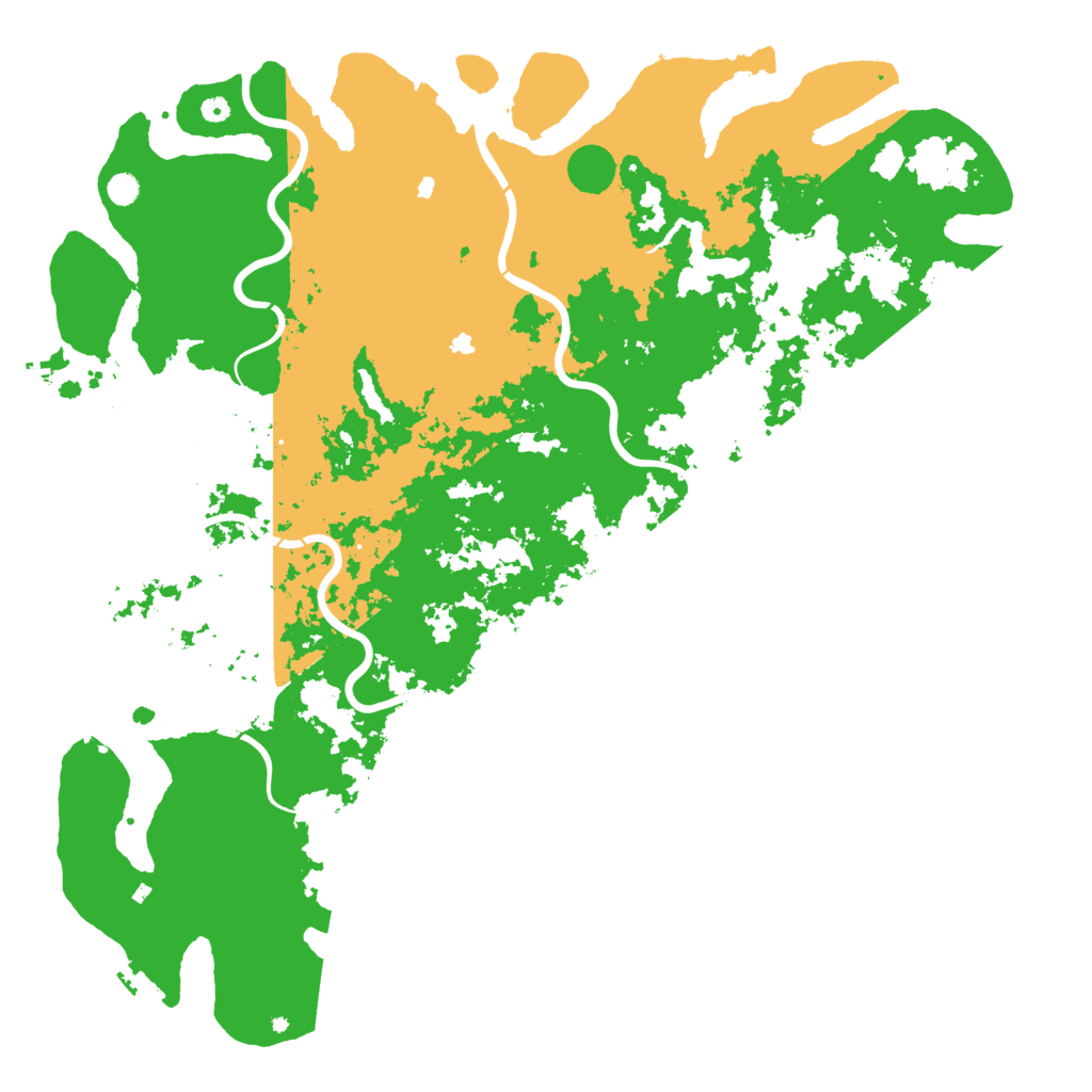 Biome Rust Map: Procedural Map, Size: 6000, Seed: 25771