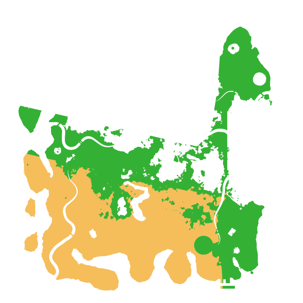 Biome Rust Map: Procedural Map, Size: 4250, Seed: 31190