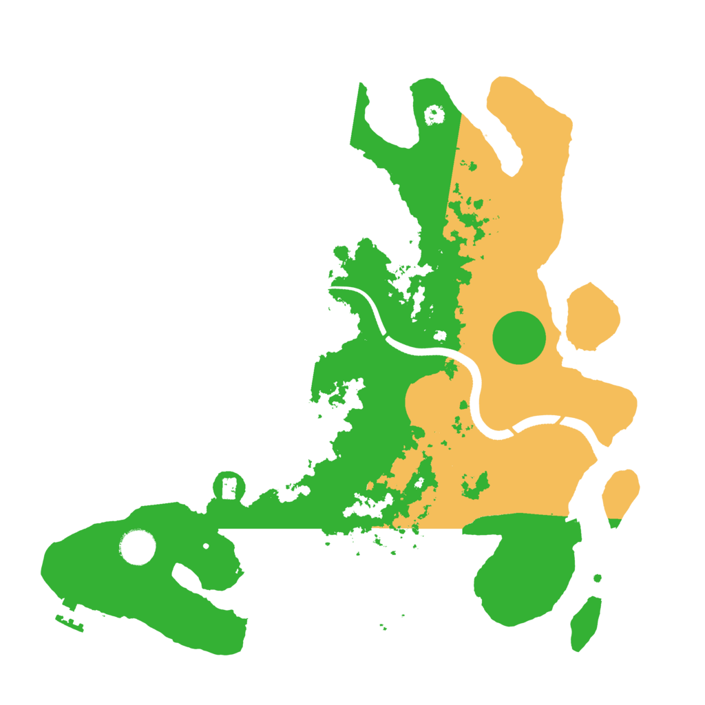 Biome Rust Map: Procedural Map, Size: 3500, Seed: 265287002