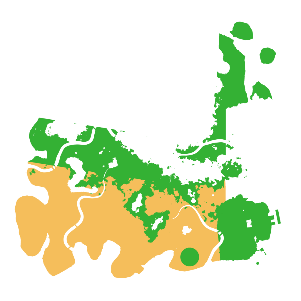 Biome Rust Map: Procedural Map, Size: 4250, Seed: 1987322584