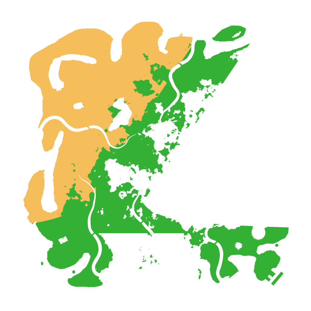 Biome Rust Map: Procedural Map, Size: 4000, Seed: 2026939532