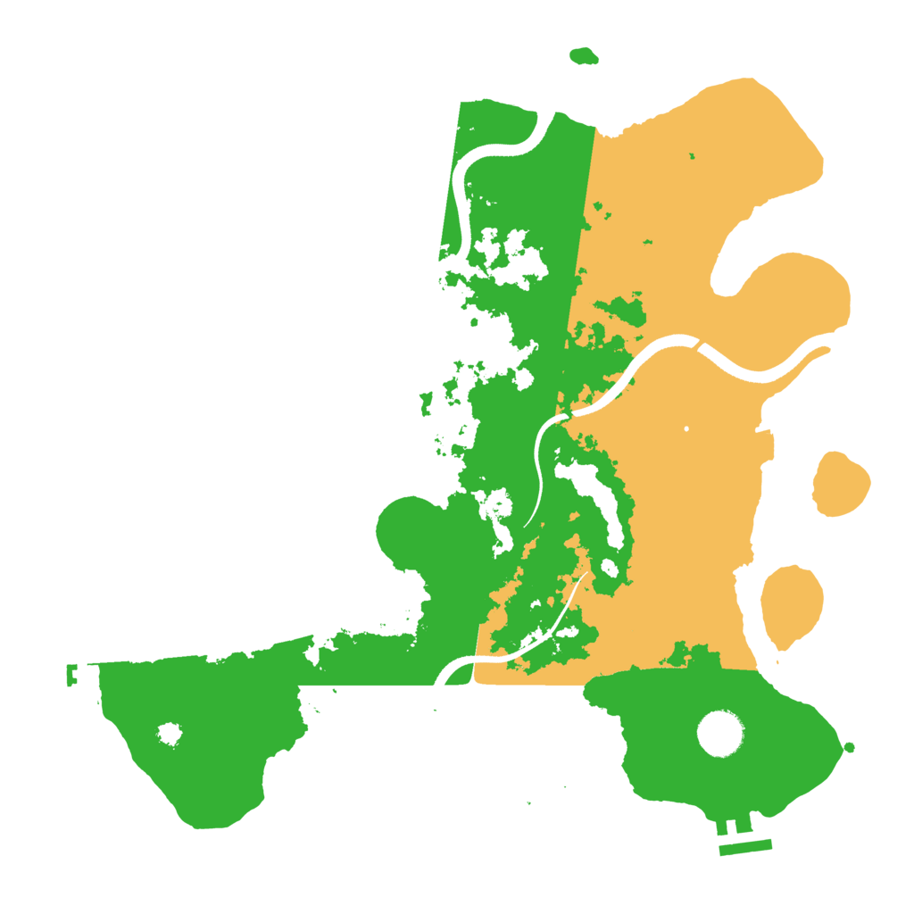Biome Rust Map: Procedural Map, Size: 3500, Seed: 701079330