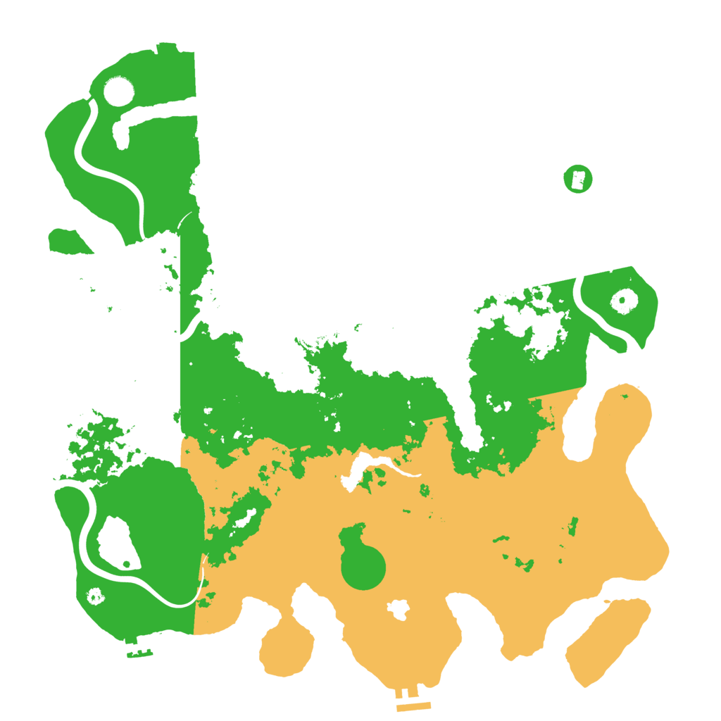 Biome Rust Map: Procedural Map, Size: 4250, Seed: 552308117
