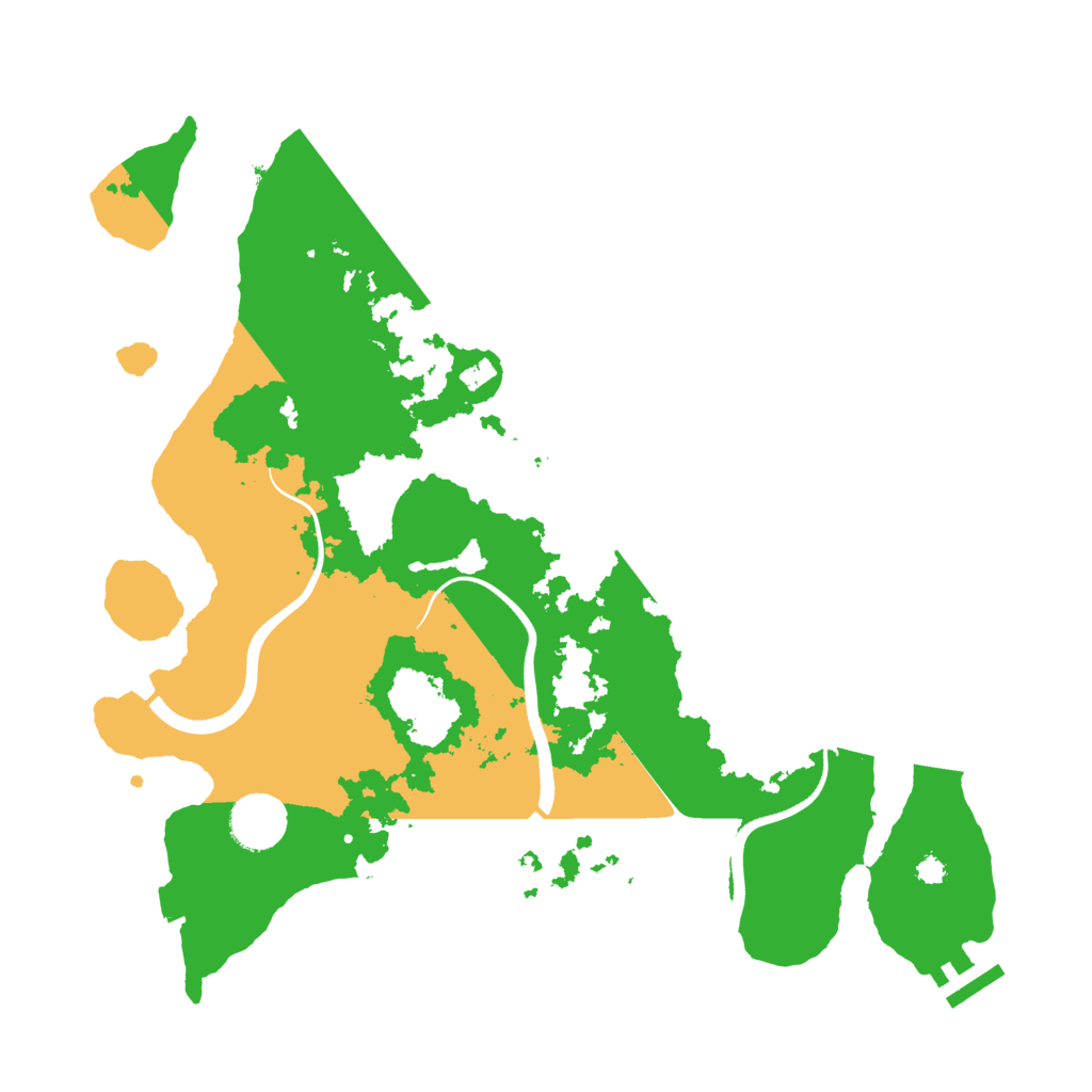 Biome Rust Map: Procedural Map, Size: 3500, Seed: 478366548