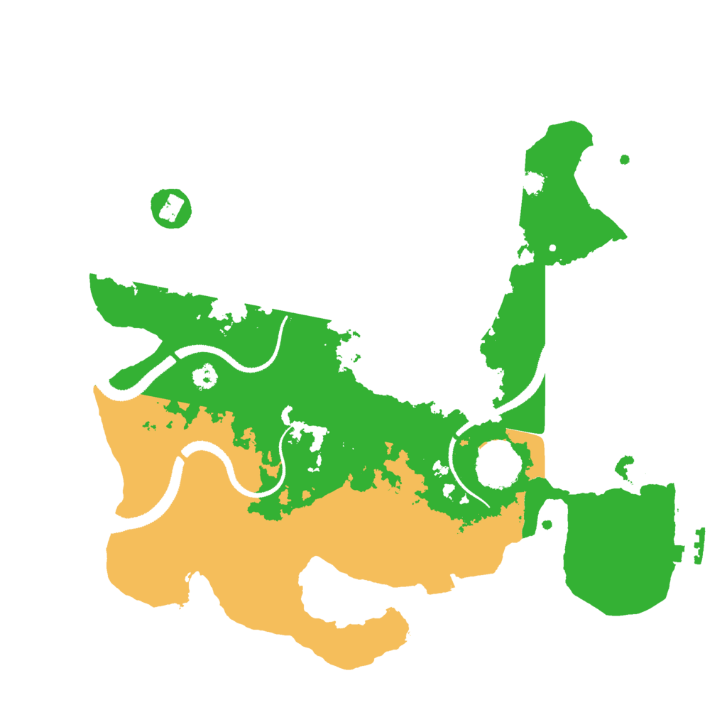Biome Rust Map: Procedural Map, Size: 3000, Seed: 1804422221