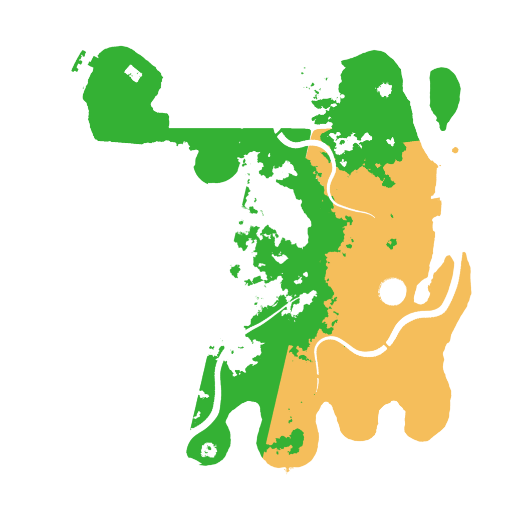 Biome Rust Map: Procedural Map, Size: 3300, Seed: 1924096457