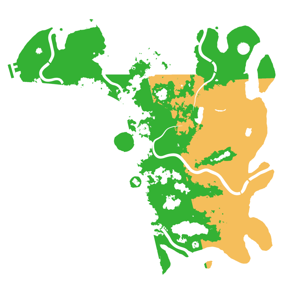 Biome Rust Map: Procedural Map, Size: 4300, Seed: 85296430