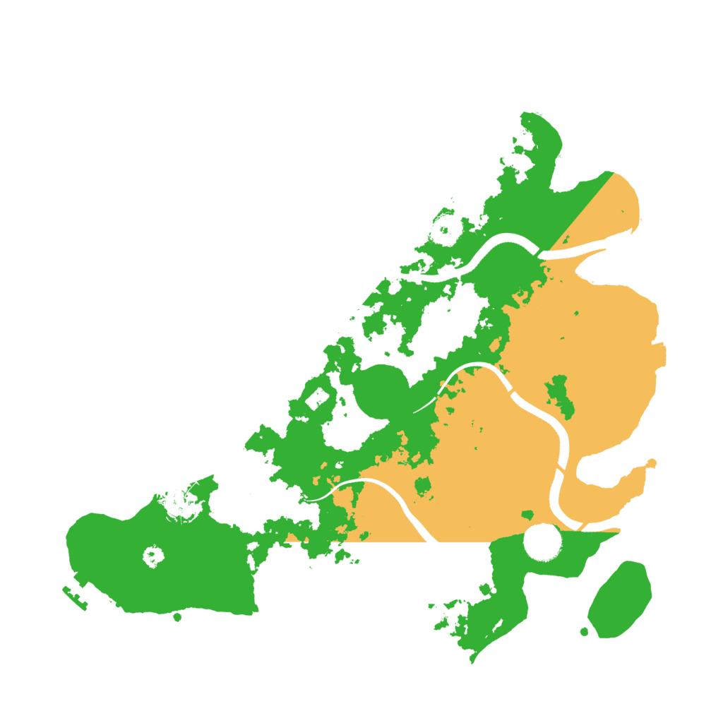 Biome Rust Map: Procedural Map, Size: 3500, Seed: 1037867910