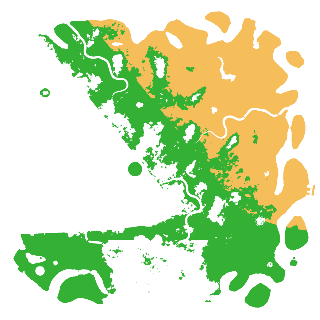 Biome Rust Map: Procedural Map, Size: 6000, Seed: 1388513379