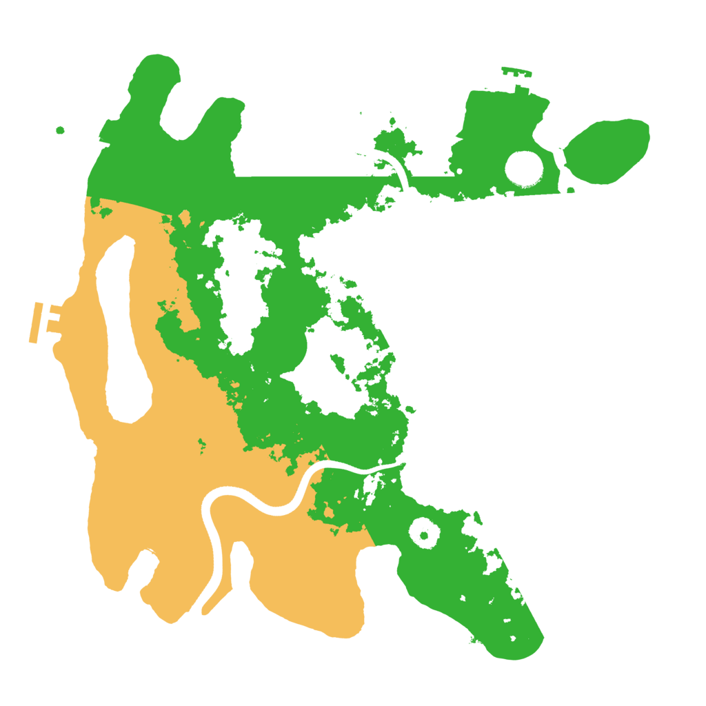 Biome Rust Map: Procedural Map, Size: 3500, Seed: 1508059960