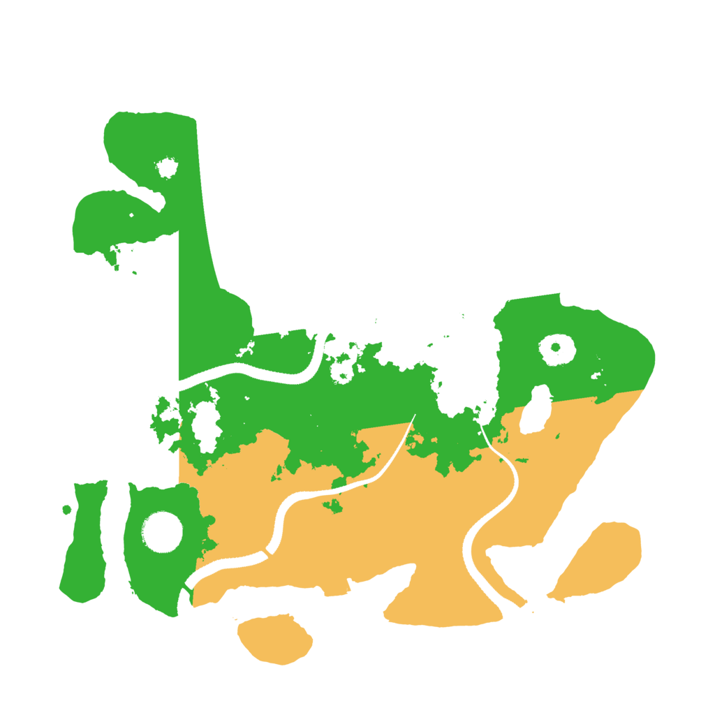 Biome Rust Map: Procedural Map, Size: 3150, Seed: 75051