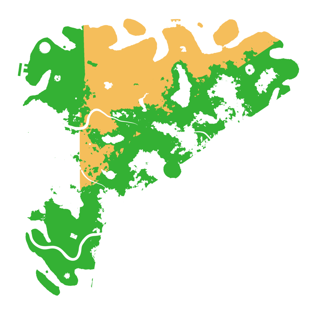 Biome Rust Map: Procedural Map, Size: 5000, Seed: 38036193