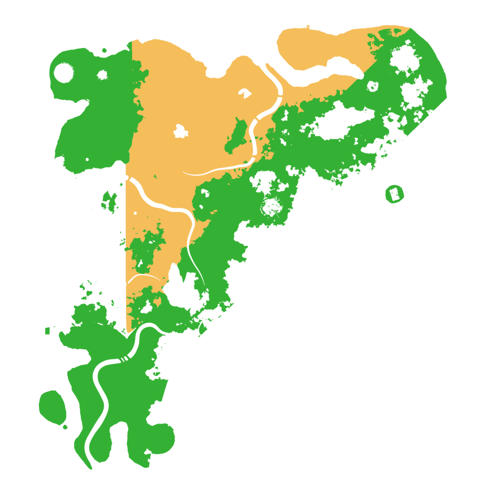 Biome Rust Map: Procedural Map, Size: 4500, Seed: 2052358430