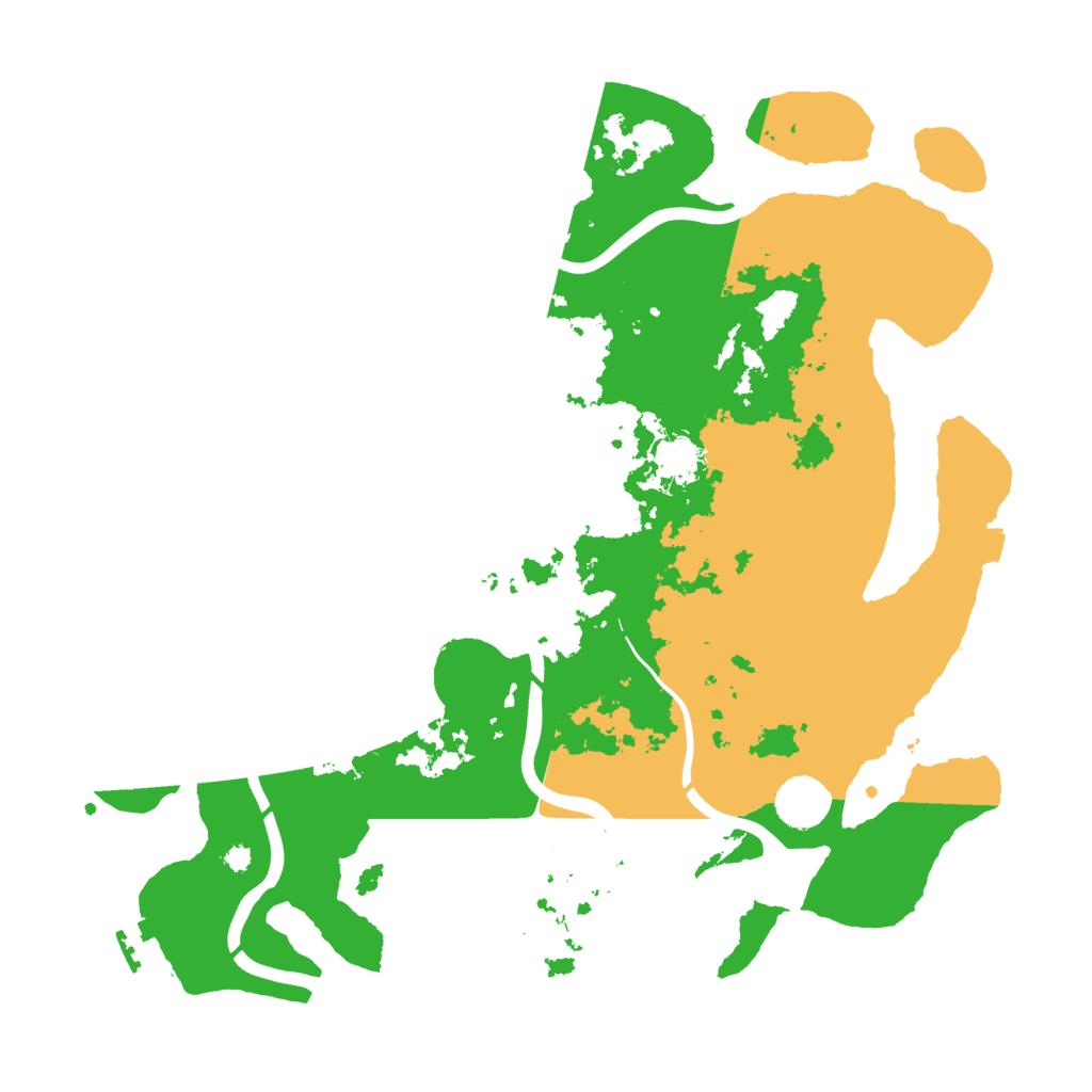 Biome Rust Map: Procedural Map, Size: 3750, Seed: 542203