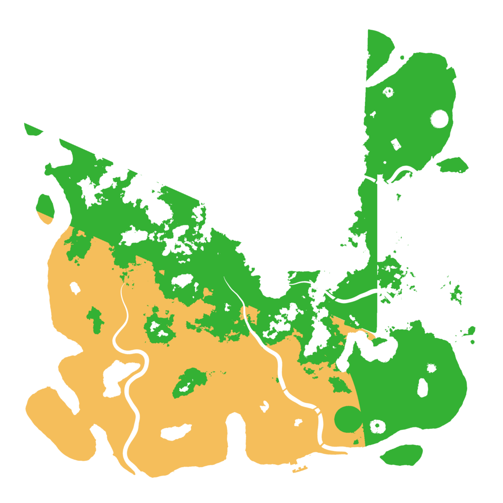 Biome Rust Map: Procedural Map, Size: 5000, Seed: 4356456