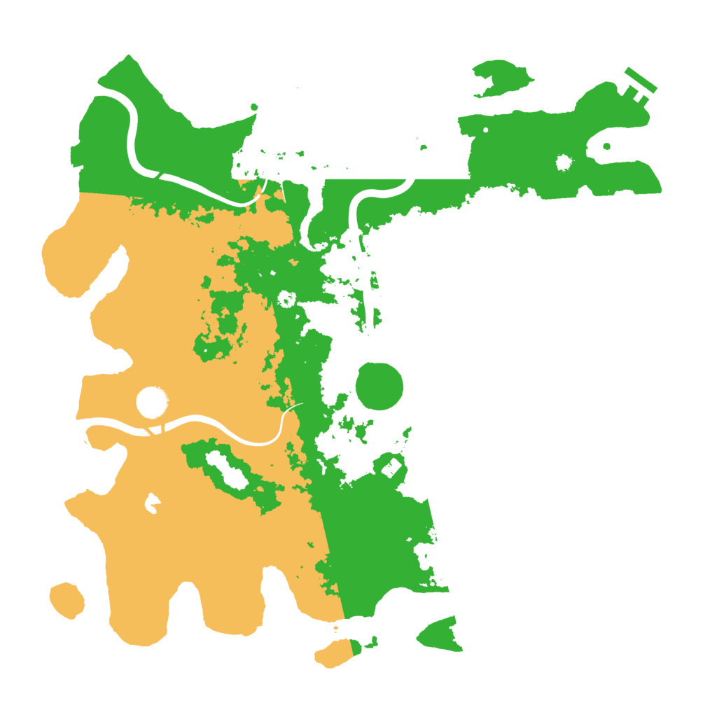 Biome Rust Map: Procedural Map, Size: 4000, Seed: 5378