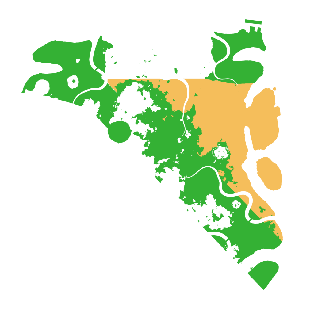 Biome Rust Map: Procedural Map, Size: 3810, Seed: 98566