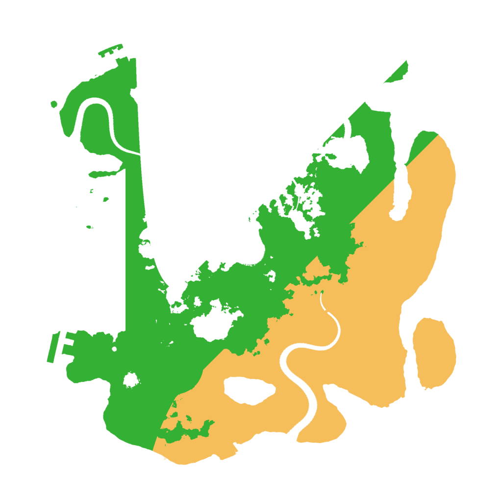 Biome Rust Map: Procedural Map, Size: 3000, Seed: 1150103826