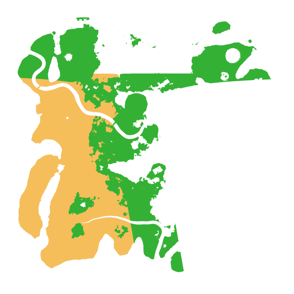 Biome Rust Map: Procedural Map, Size: 3500, Seed: 2135705087