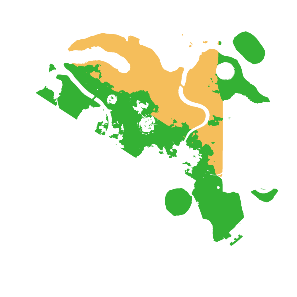 Biome Rust Map: Procedural Map, Size: 3000, Seed: 101944