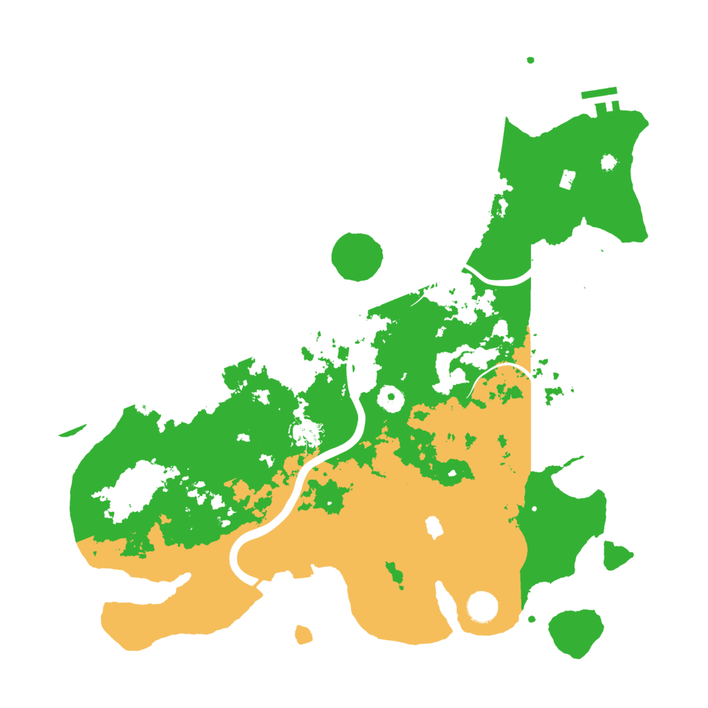 Biome Rust Map: Procedural Map, Size: 4000, Seed: 535144303