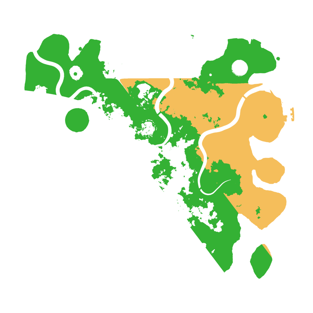 Biome Rust Map: Procedural Map, Size: 3500, Seed: 697388883