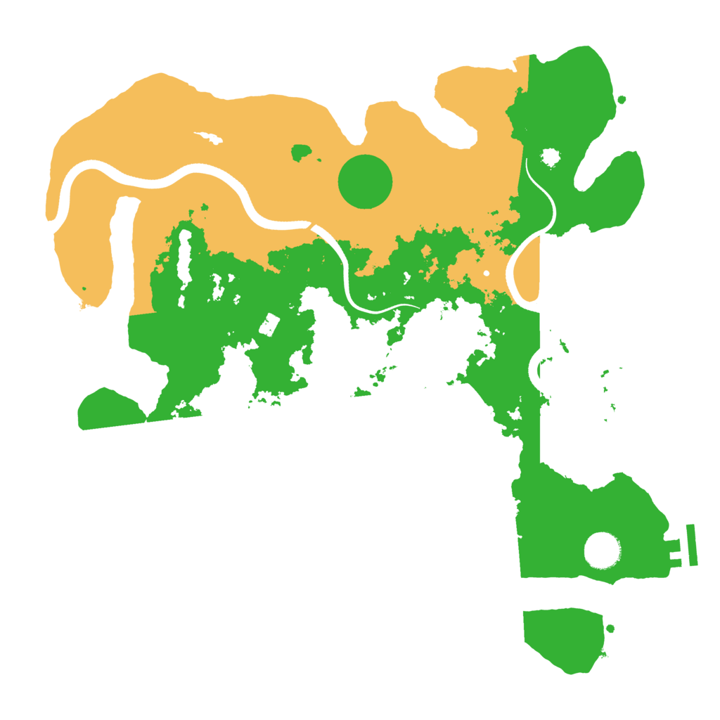 Biome Rust Map: Procedural Map, Size: 3500, Seed: 2133879036