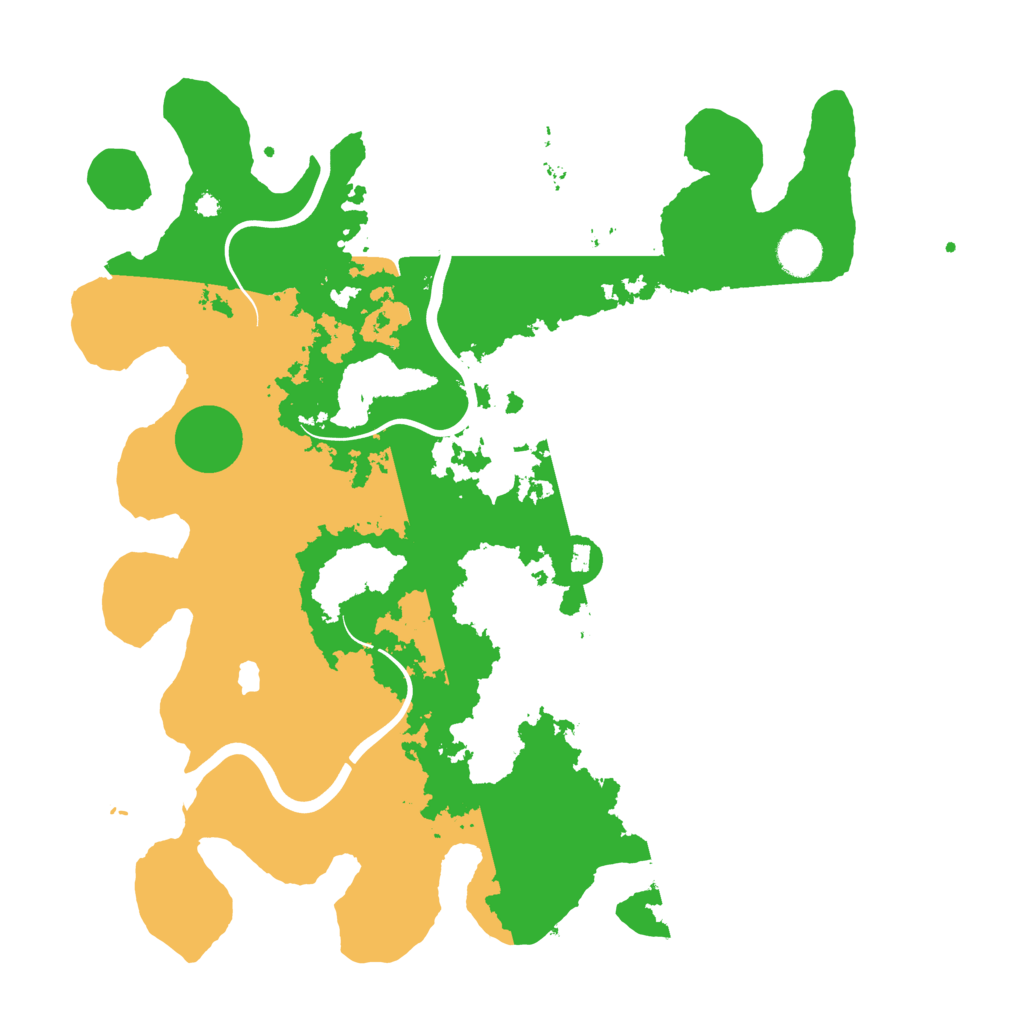 Biome Rust Map: Procedural Map, Size: 4000, Seed: 1987322585