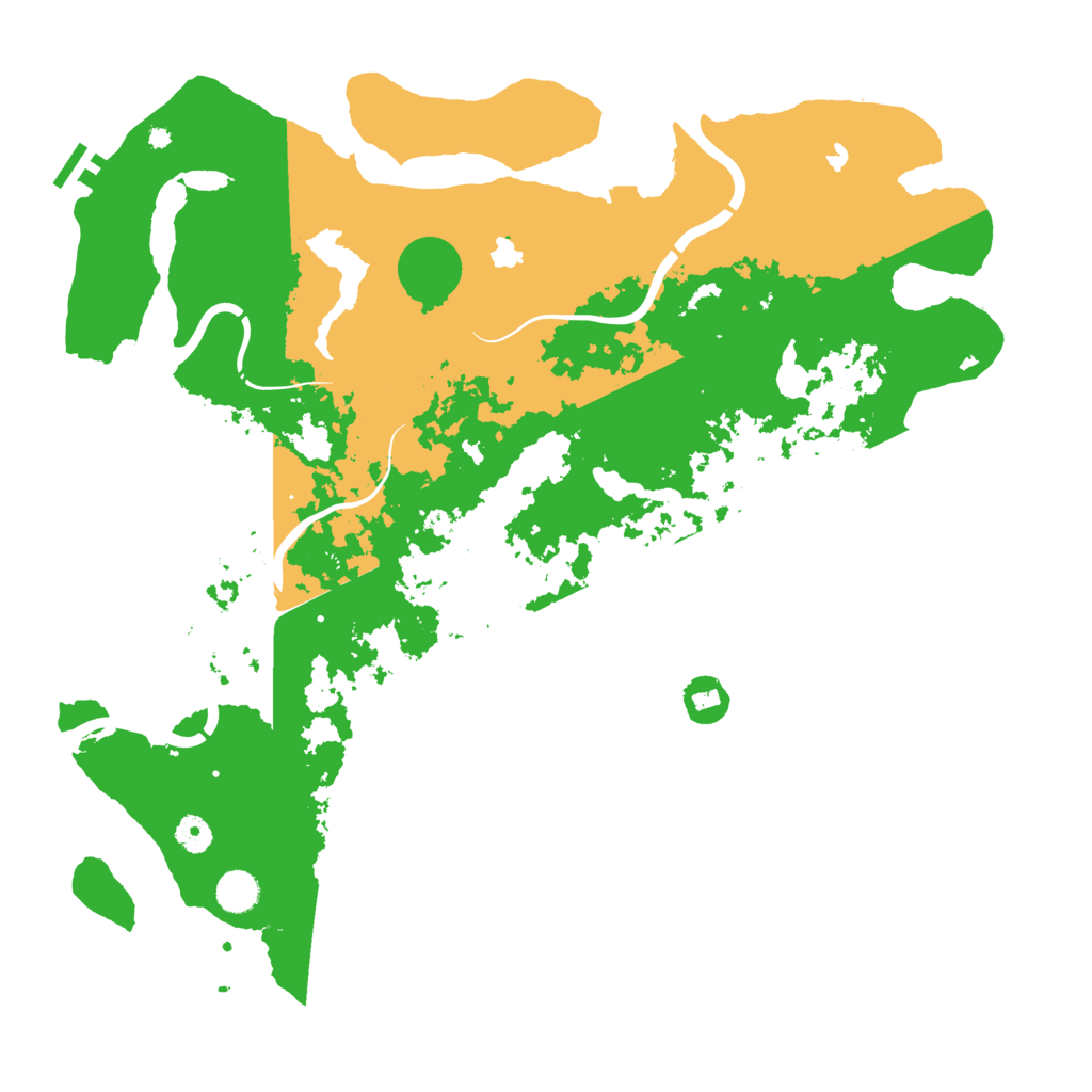 Biome Rust Map: Procedural Map, Size: 4500, Seed: 746251349