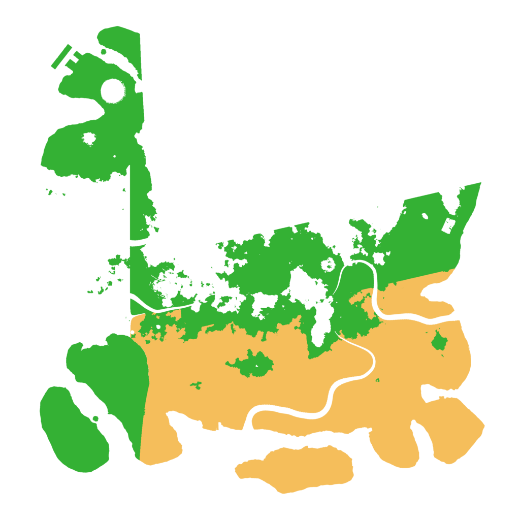 Biome Rust Map: Procedural Map, Size: 3750, Seed: 1996849016