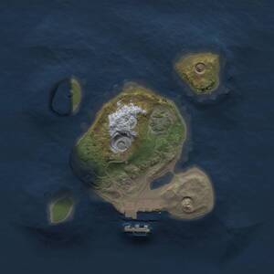 Thumbnail Rust Map: Procedural Map, Size: 1700, Seed: 909, 4 Monuments