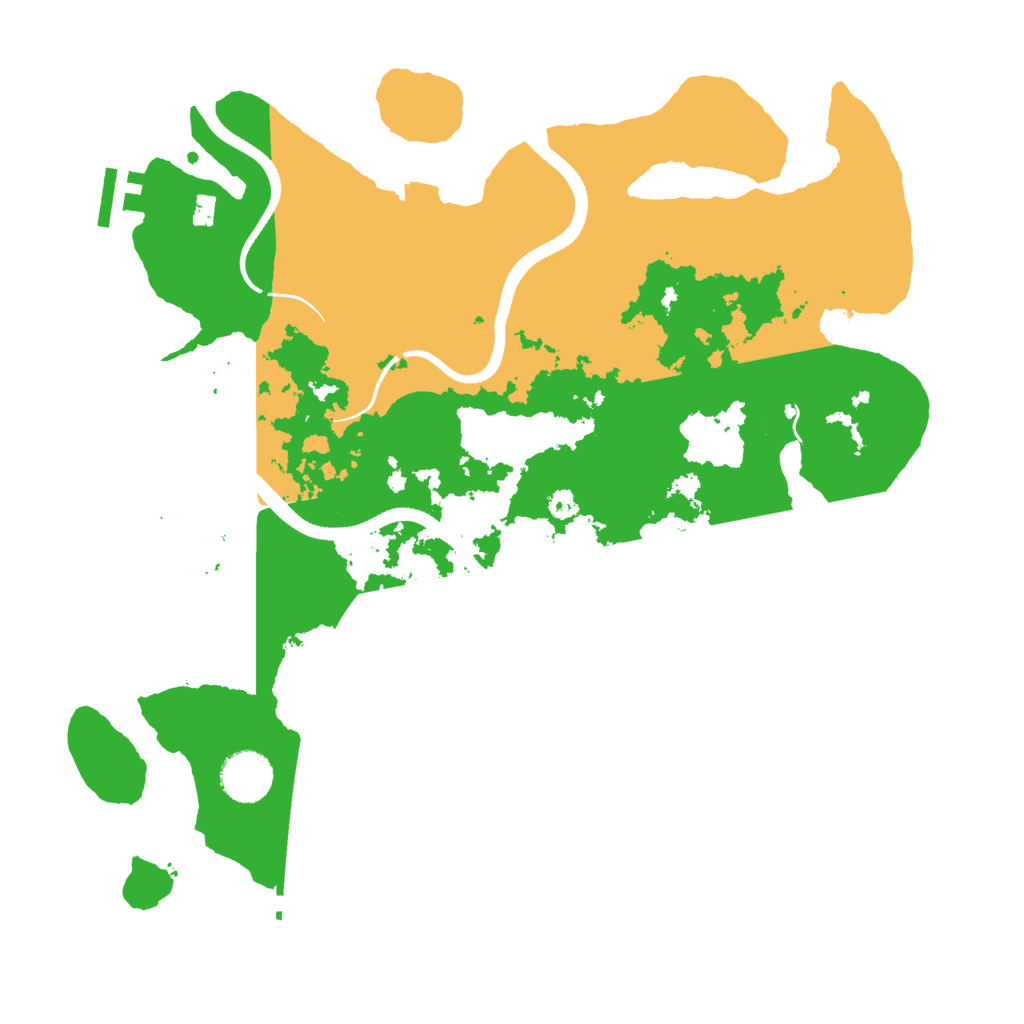 Biome Rust Map: Procedural Map, Size: 3500, Seed: 1356118038