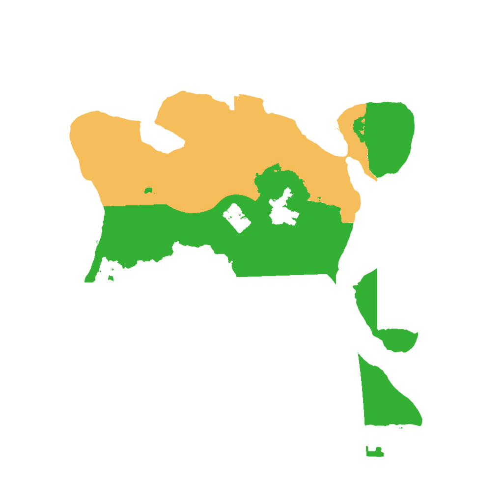 Biome Rust Map: Procedural Map, Size: 2000, Seed: 46436624
