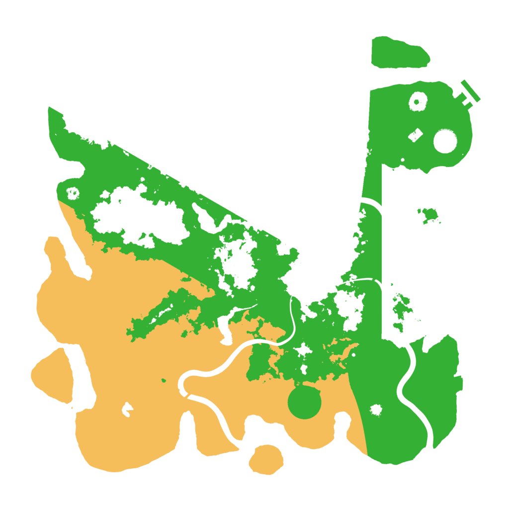 Biome Rust Map: Procedural Map, Size: 4000, Seed: 1234425