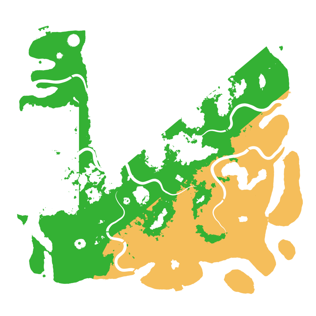 Biome Rust Map: Procedural Map, Size: 4500, Seed: 140031132