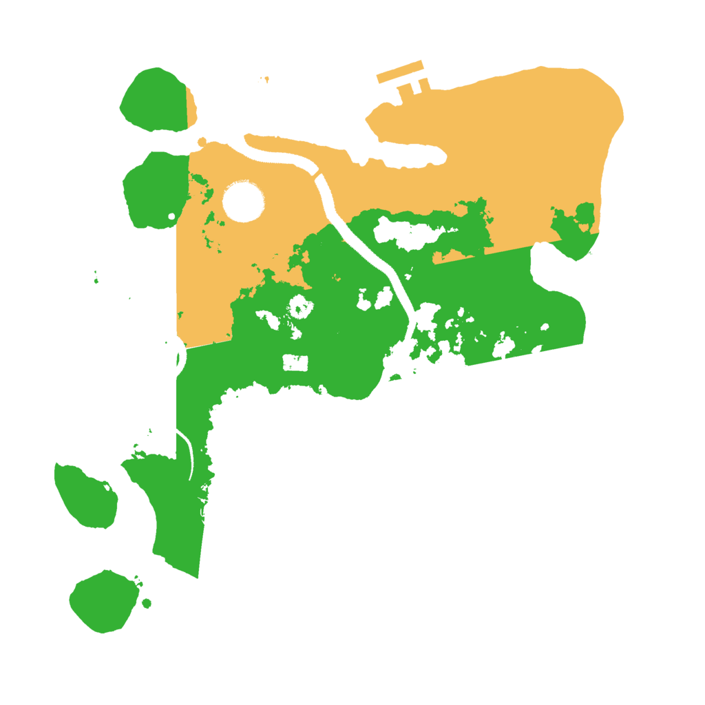 Biome Rust Map: Procedural Map, Size: 3000, Seed: 1356118038