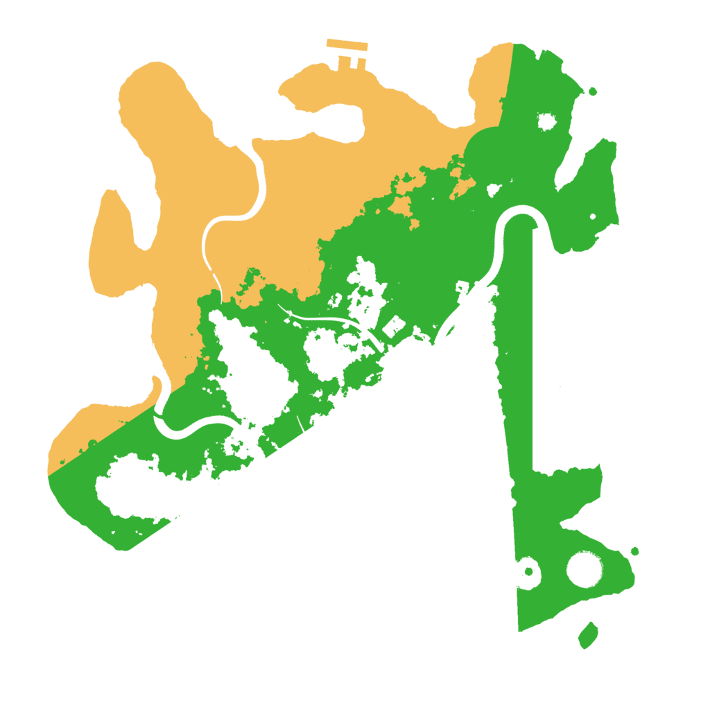 Biome Rust Map: Procedural Map, Size: 3500, Seed: 448908