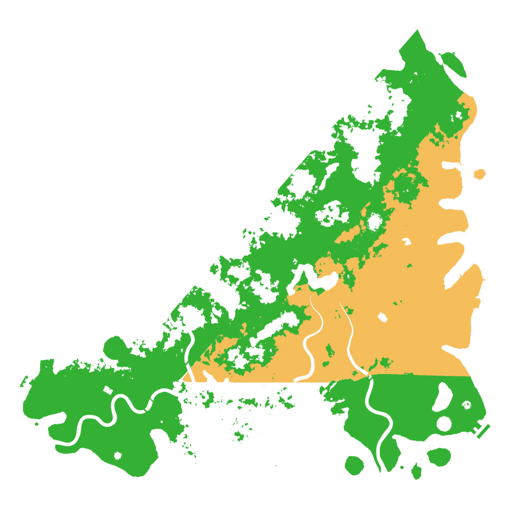 Biome Rust Map: Procedural Map, Size: 6000, Seed: 238955
