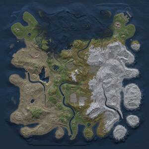 Thumbnail Rust Map: Procedural Map, Size: 4250, Seed: 1902360237, 15 Monuments