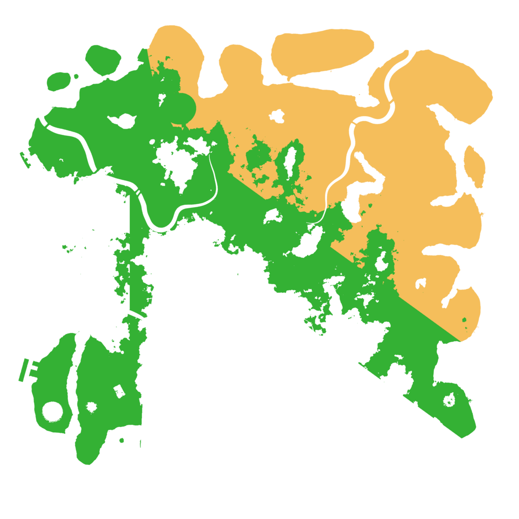 Biome Rust Map: Procedural Map, Size: 4500, Seed: 13601482