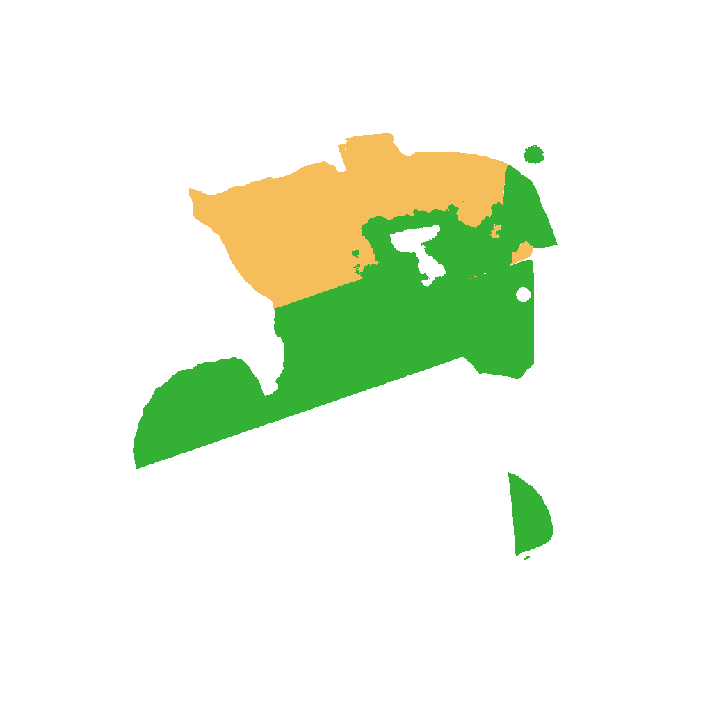 Biome Rust Map: Procedural Map, Size: 1500, Seed: 69420123